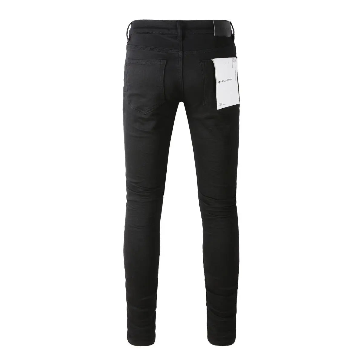 Purple black MEN JEANS slim fit trousers, fashion classic denim bottoms with ripped design