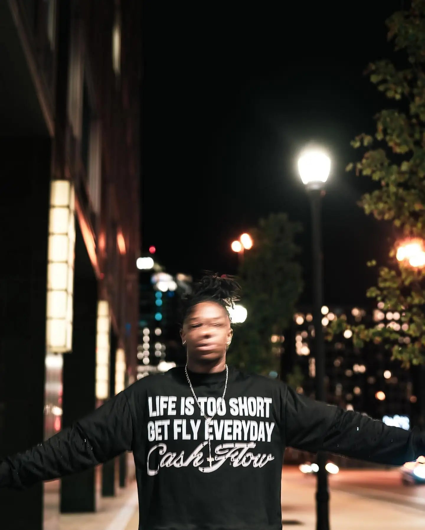 Life’s too short get fly everyday long sleeve reignstone   tee