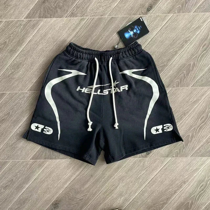 HELLSTAR STUDIOS calpsule  10 Neon Casual sports shorts for men and women