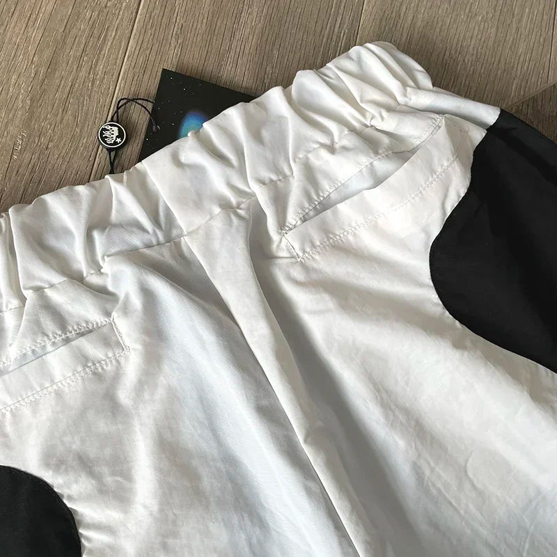 Hellstar  Sample Pants Wave stitching color-blocked casual sports