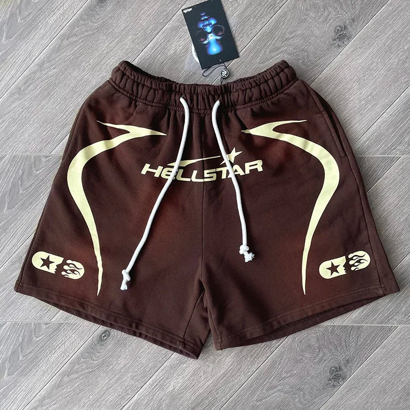 HELLSTAR STUDIOS calpsule  10 Neon Casual sports shorts for men and women