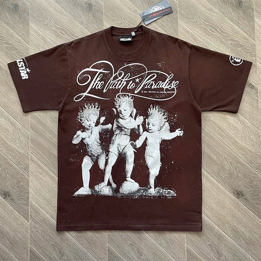 Hellstar path to paradise brown shirt