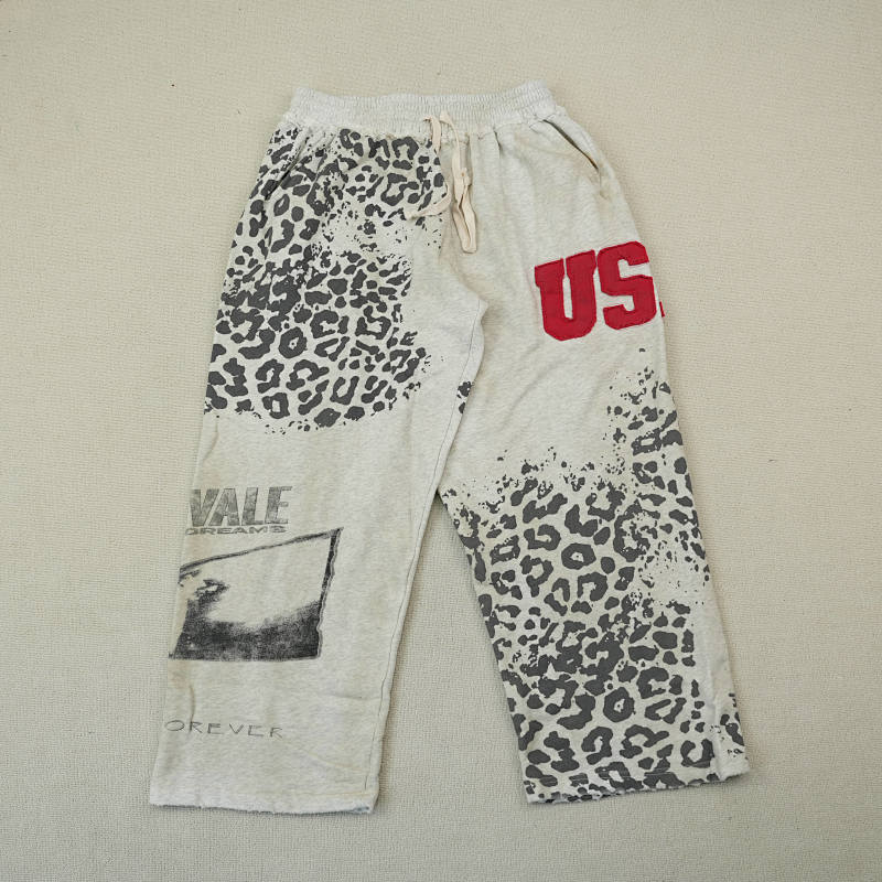 Vale Forever cheatah sweatpants  'Grey'