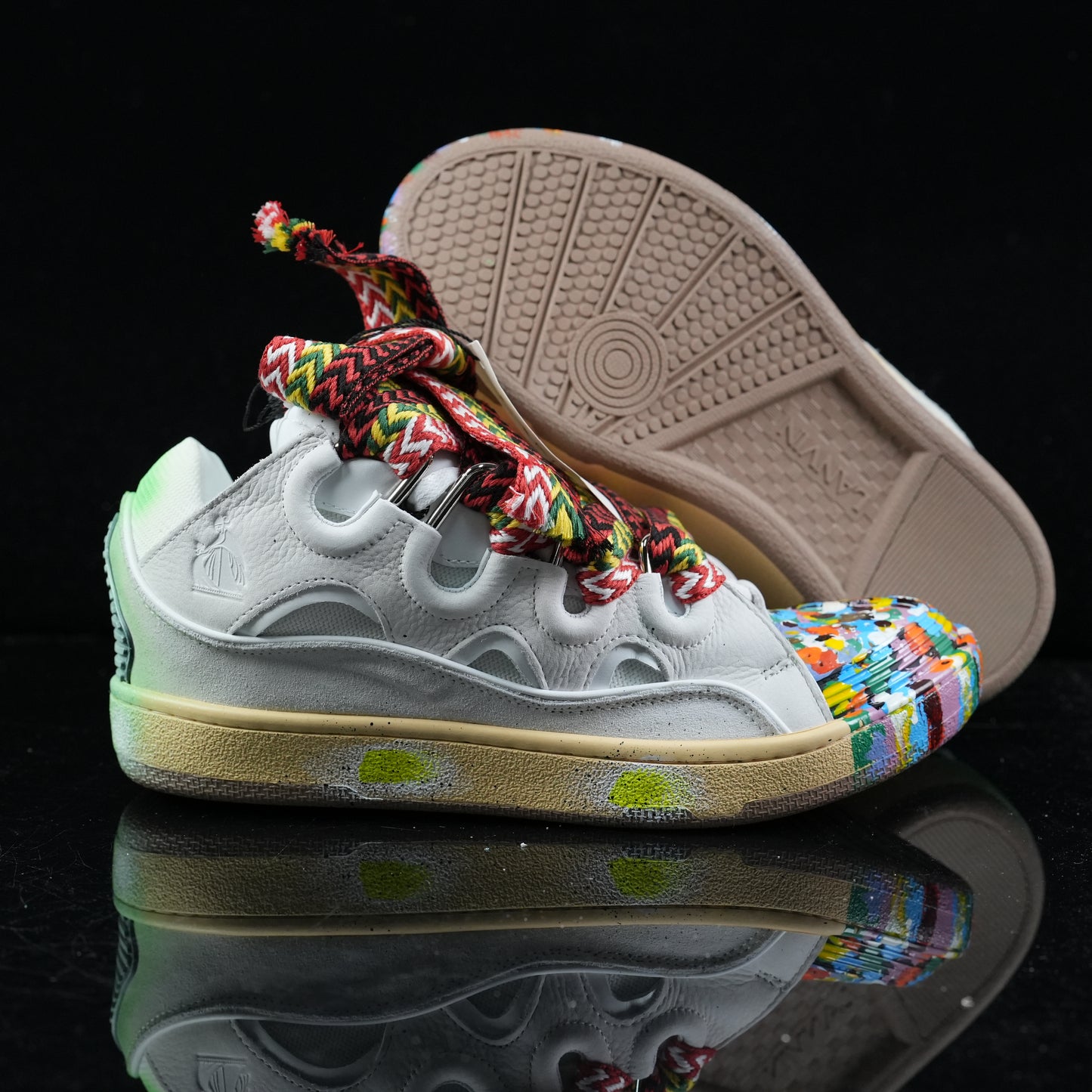 Gallery Dept. x Lanvin Curb 'Paint Drip - Optical White'