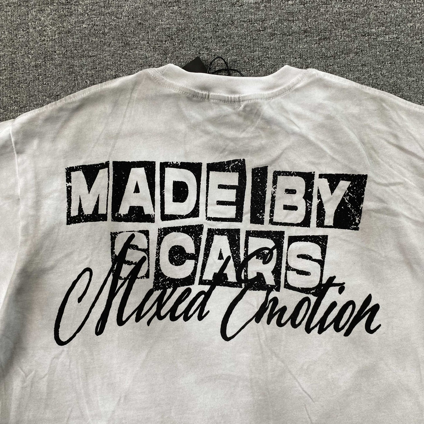 Mixed Emotions “XIX” tee (white)
