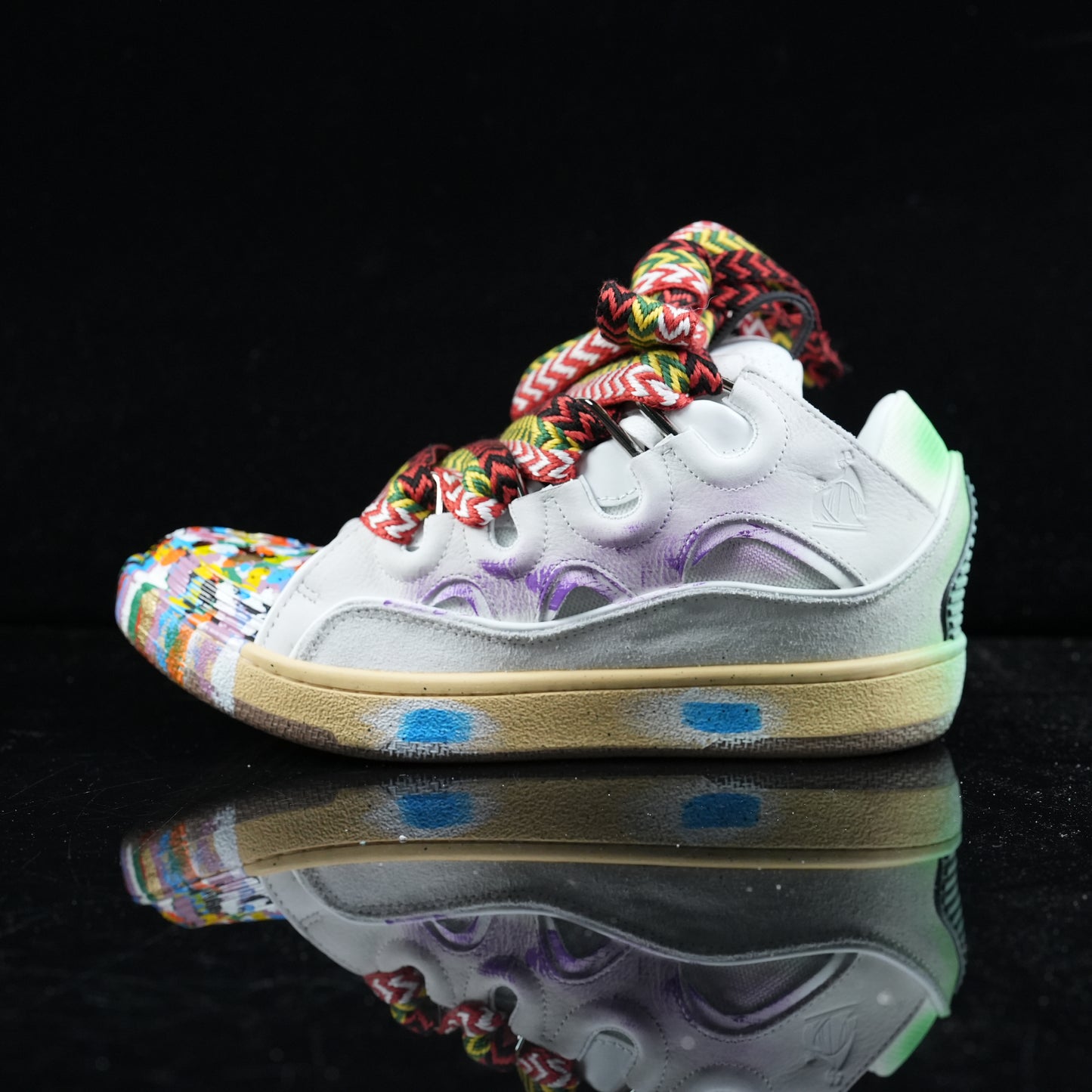 Gallery Dept. x Lanvin Curb 'Paint Drip - Optical White'
