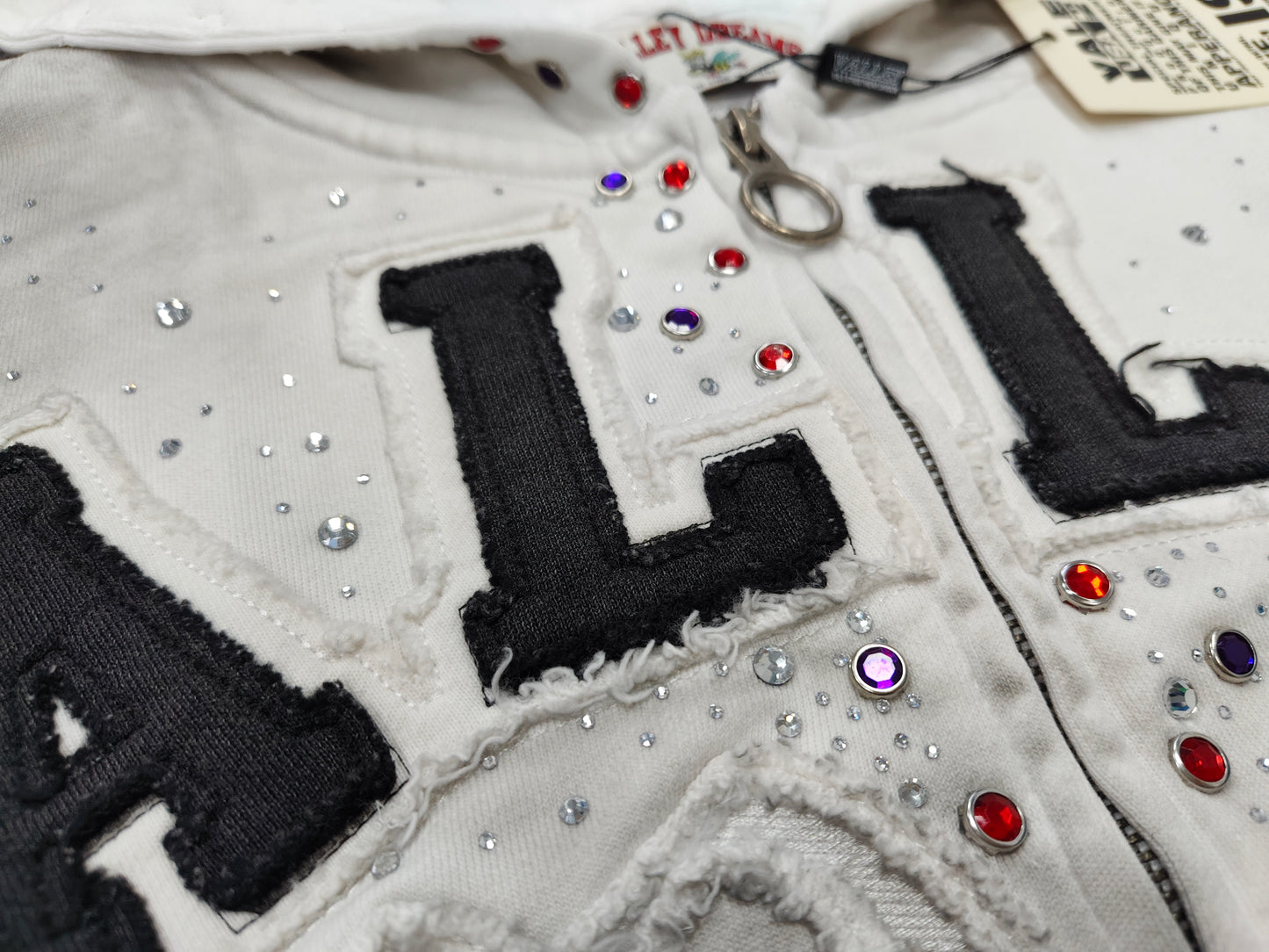 Vale Forever Classico Zip Up Hoodie 'White