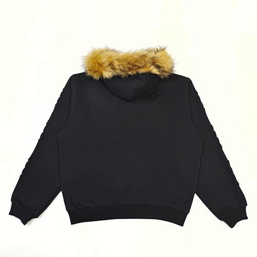 Sp5der Garibaldi Zip Up 'Black'
