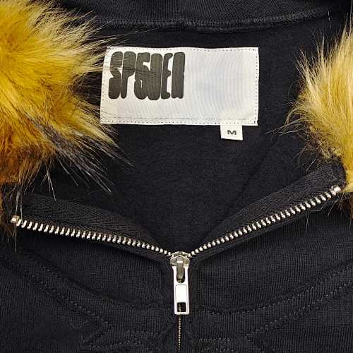 Sp5der Garibaldi Zip Up 'Black'