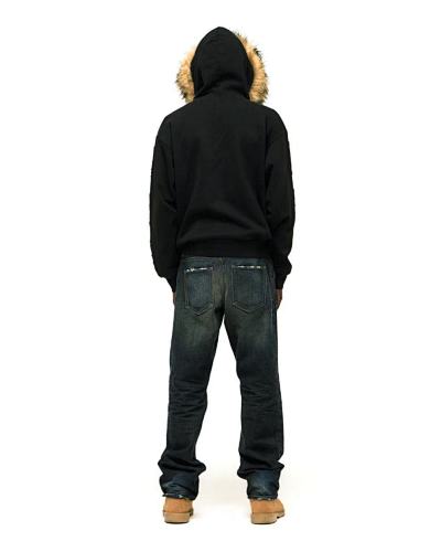 Sp5der Garibaldi Zip Up 'Black'