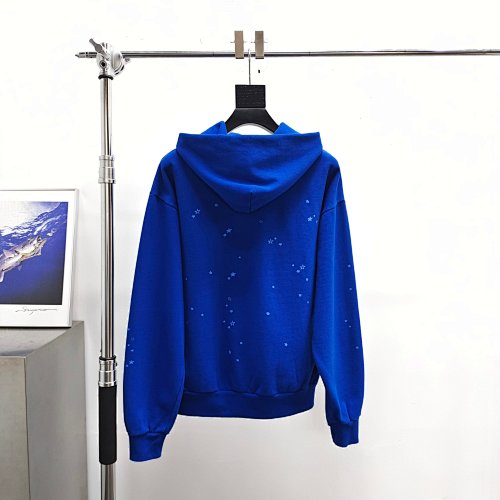 Sp5der Star Girl Hoodie 'Blue'