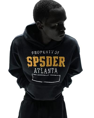Property OF Sp5der Atlanta Black Hoodie