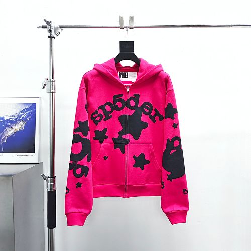 Sp5der Beluga Zip Up 'Pink'