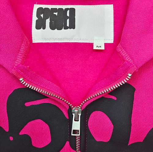 Sp5der Beluga Zip Up 'Pink'