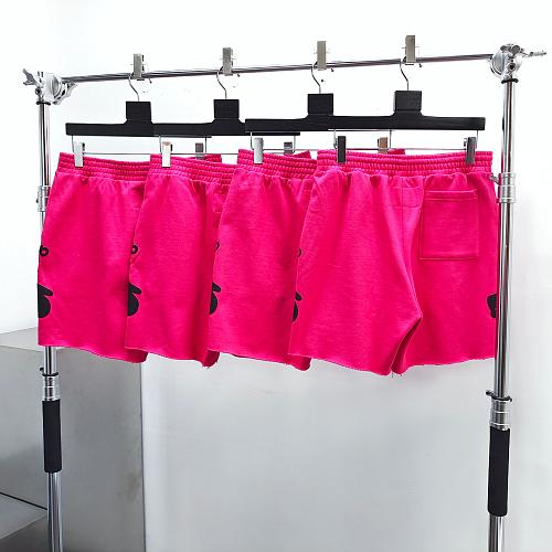 Sp5der Beluga Zip Up 'Pink' shorts
