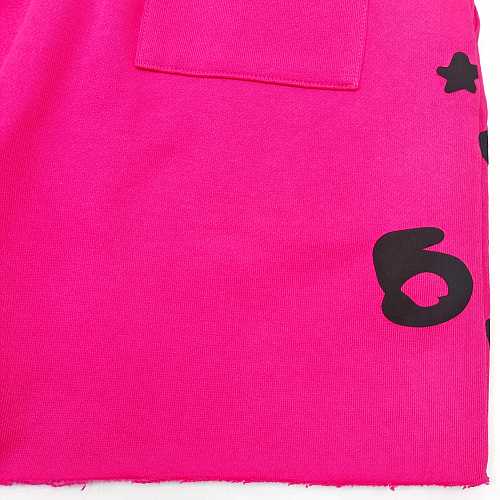 Sp5der Beluga Zip Up 'Pink' shorts