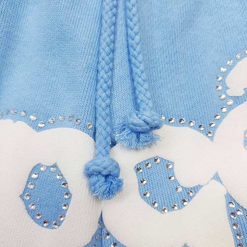 sp5der light blue shorts