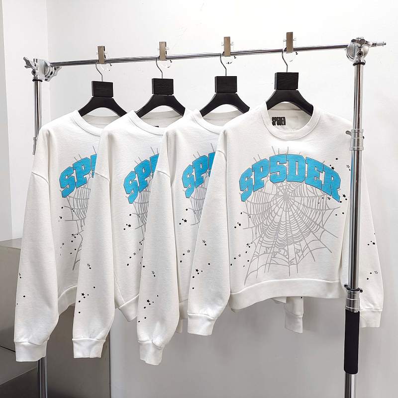 Sp5der Varsity Web Crewneck