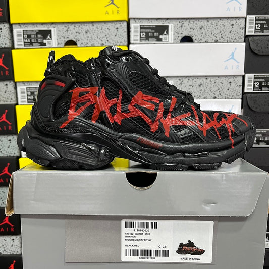 Balenciaga Runner Sneaker 'Graffiti - Black Red'