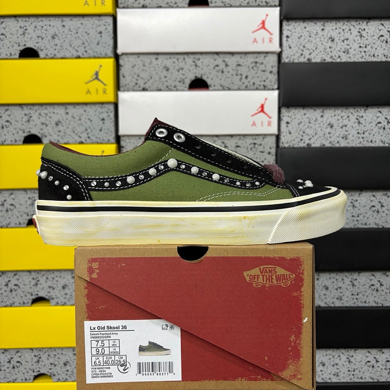 SATOSHI NAKAMOTO x Vans Old Skool Reissue 36 'Pearlized Army'