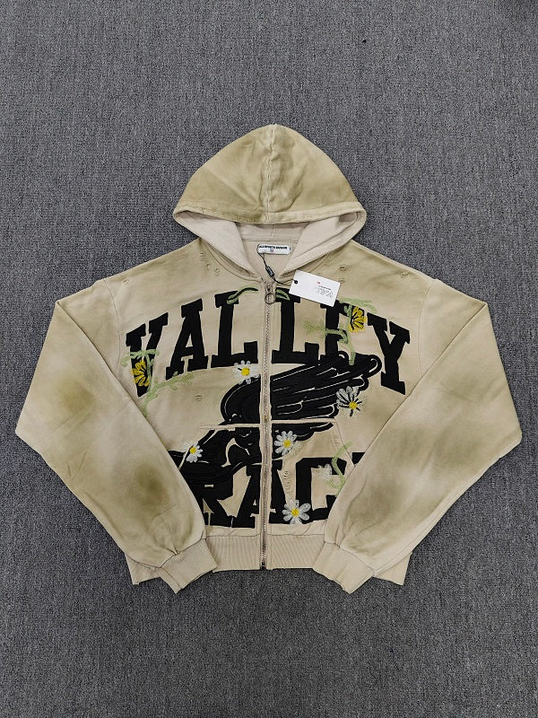 Valley Track Bone Garden Zip Up