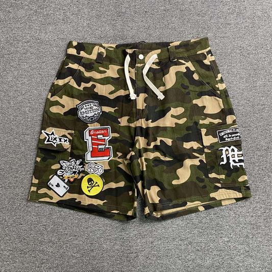 Mixed Emotions Ace Camo Shorts Green