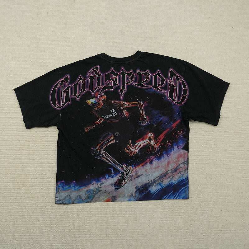 Godspeed GSPD Run Club T-Shirt 'Black'