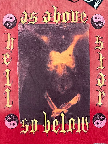 HELLSTAR  as above so below T-shirt