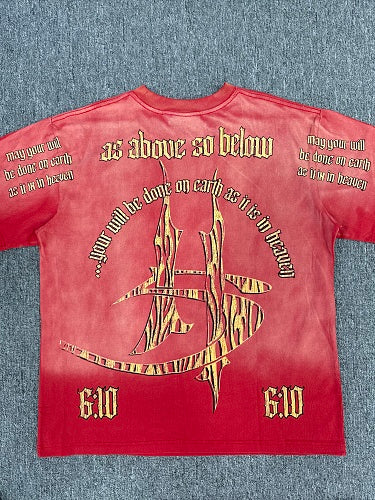 HELLSTAR  as above so below T-shirt