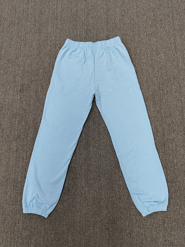 alo cuffed sweatpants light blue