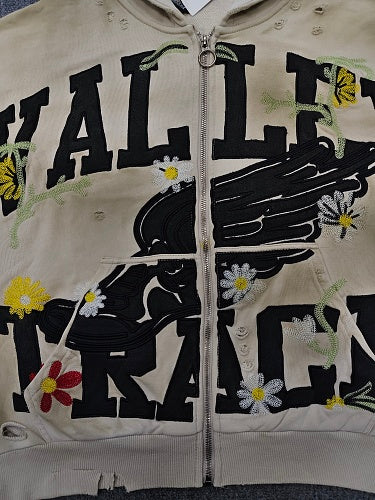 Valley Track Bone Garden Zip Up
