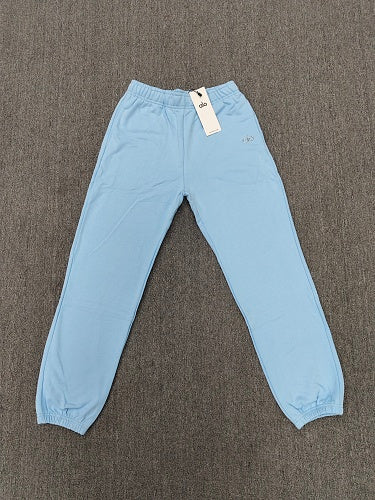 alo cuffed sweatpants light blue