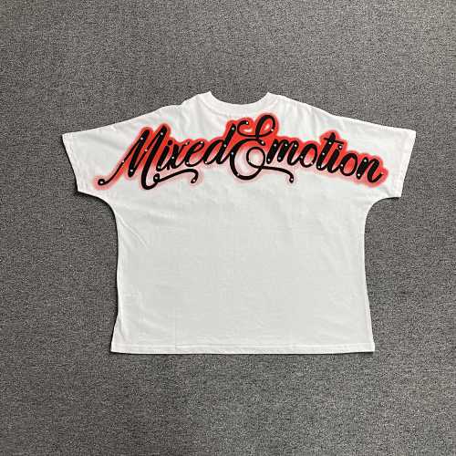 Mixed Emotion Red Rhinestone Cropped Tee