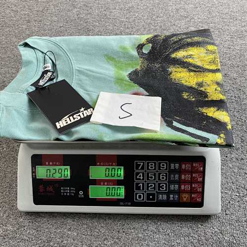 Hellstar Rasta Skull Tye-Dye T-Shirt 'Green'