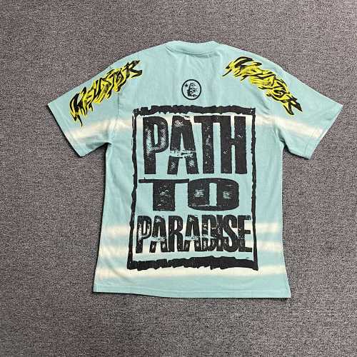 Hellstar Rasta Skull Tye-Dye T-Shirt 'Green'