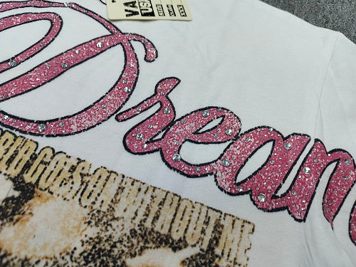 Vale Forever Fallen Bling Tee 'White'
