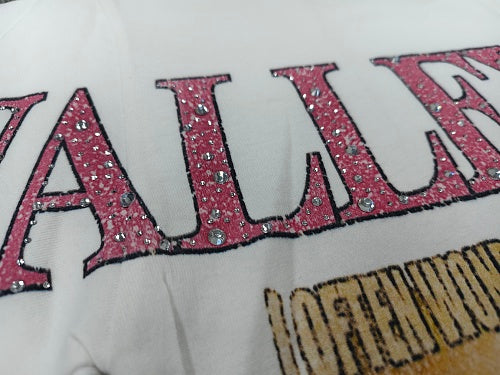 Vale Forever Fallen Bling Tee 'White'