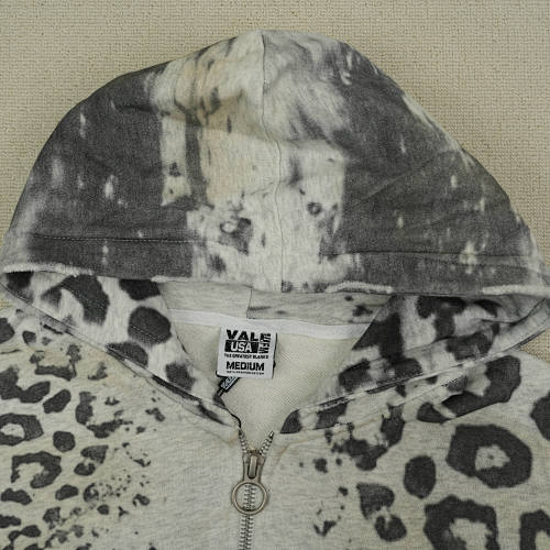 Vale Forever Cheetah Zip Up 'Grey'
