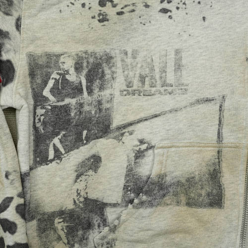 Vale Forever Cheetah Zip Up 'Grey'