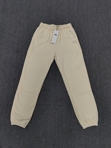 alo cuffed sweatpants cream