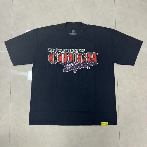 Cough Syrup Classic Logo Tee Black Red