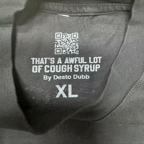 Cough Syrup Classic Logo Tee Black Red