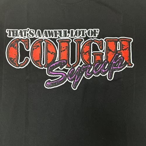 Cough Syrup Classic Logo Tee Black Red