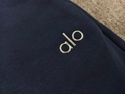 alo cuffed sweatpants navy blue