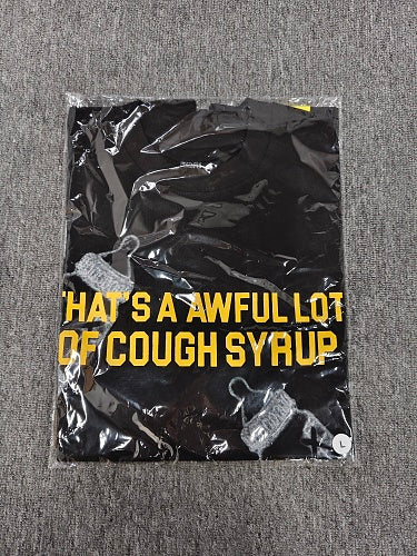 Awful Lot of Cough Syrup T-Shirt with Bottle Graphics