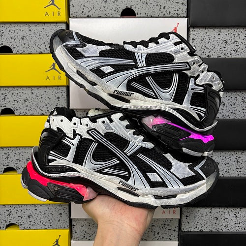 Balenciaga Runner Sneaker 'White Black' LED