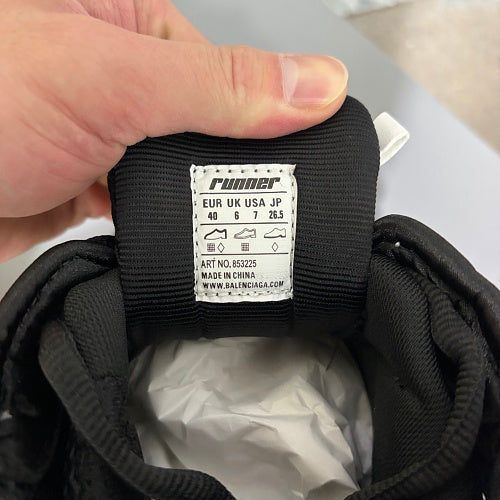 Balenciaga Runner Sneaker 'White Black' LED