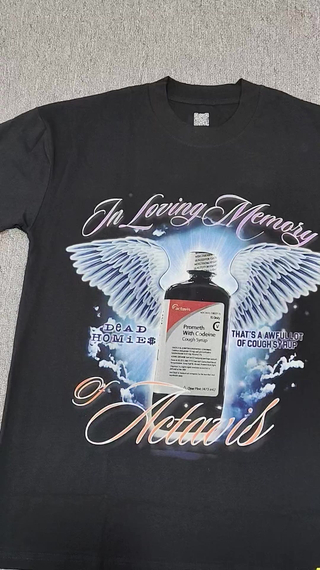Awful Lot Of Cough Syrup dread homies tee