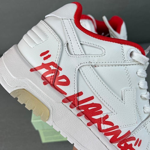 Off-White Out of Office  white with red writing