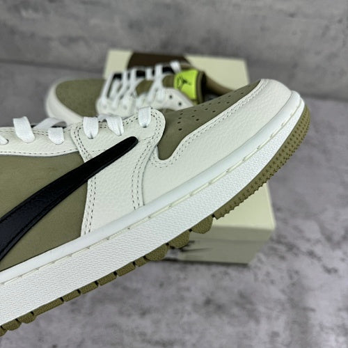 Jordan 1 Retro Low Golf Travis Scott Neutral Olive